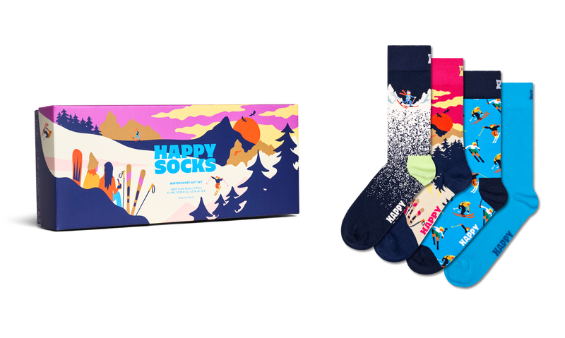 4-Pack Winter Sport Socks Gift Set