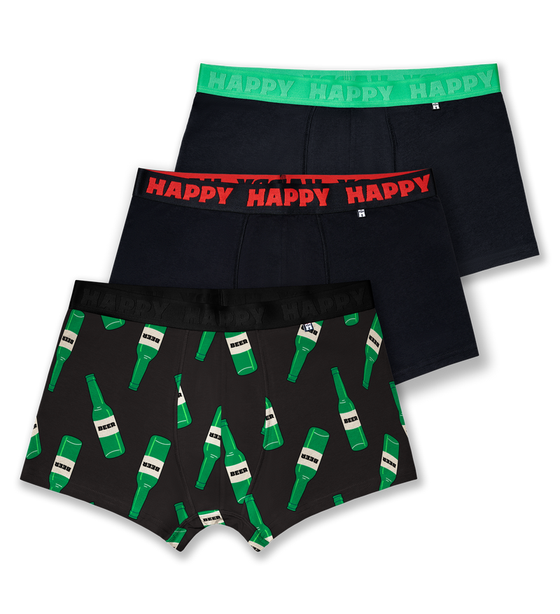 3-Pack Beer Short Boxers