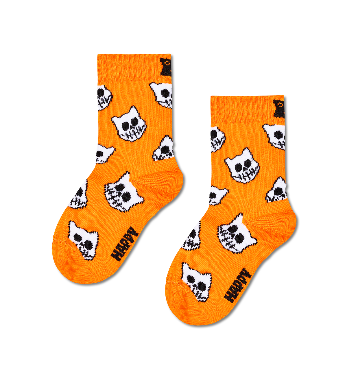 Kids Skelly Cat Sock