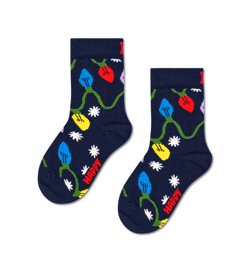 Kids Christmas Lights Sock