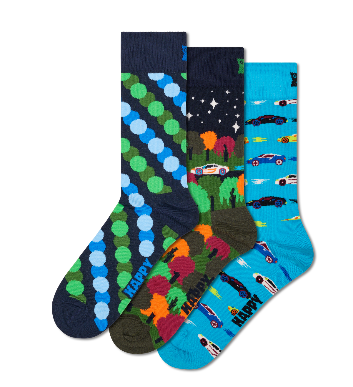 3-Pack Car Socks