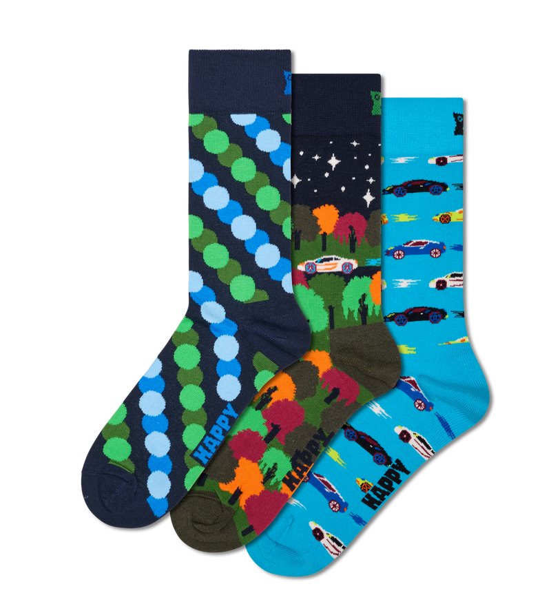 3-Pack Car Socks
