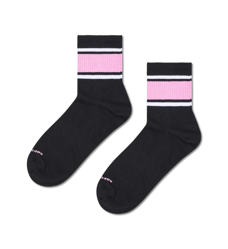 5-Pack Simple Stripe Short Crew Sneaker Sock