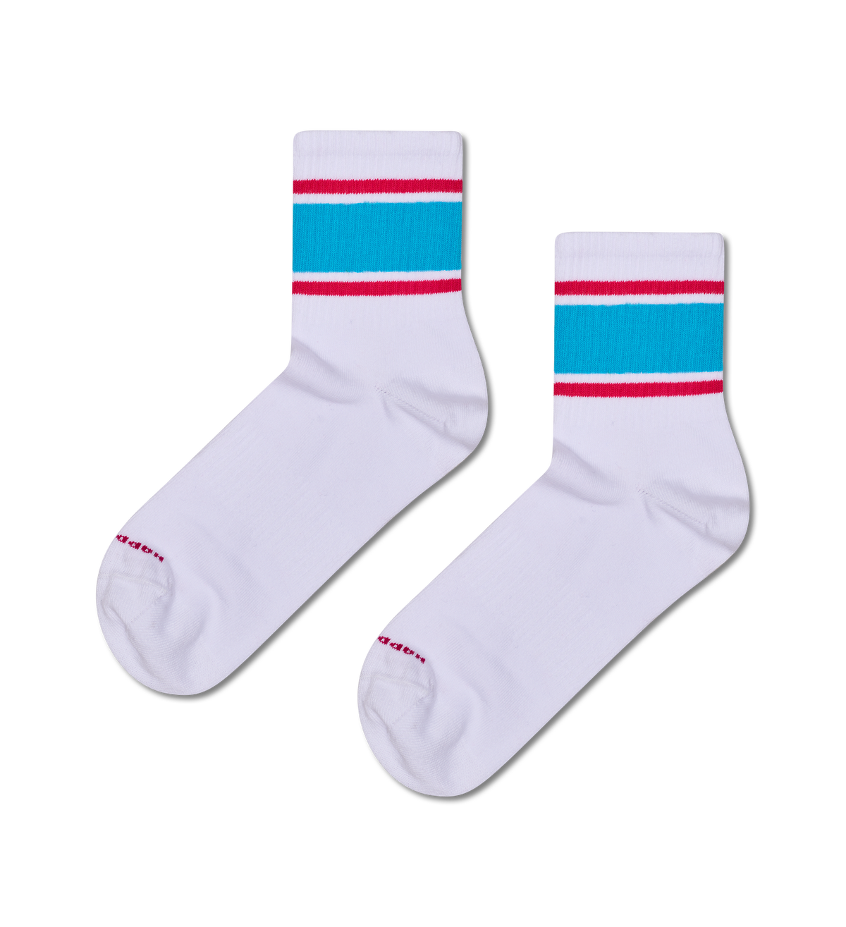 5-Pack Simple Stripe Short Crew Sneaker Sock