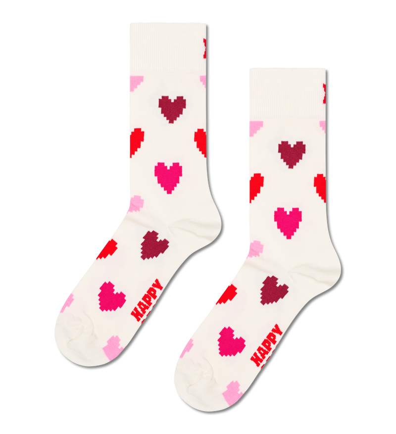 Pixel Heart Sock