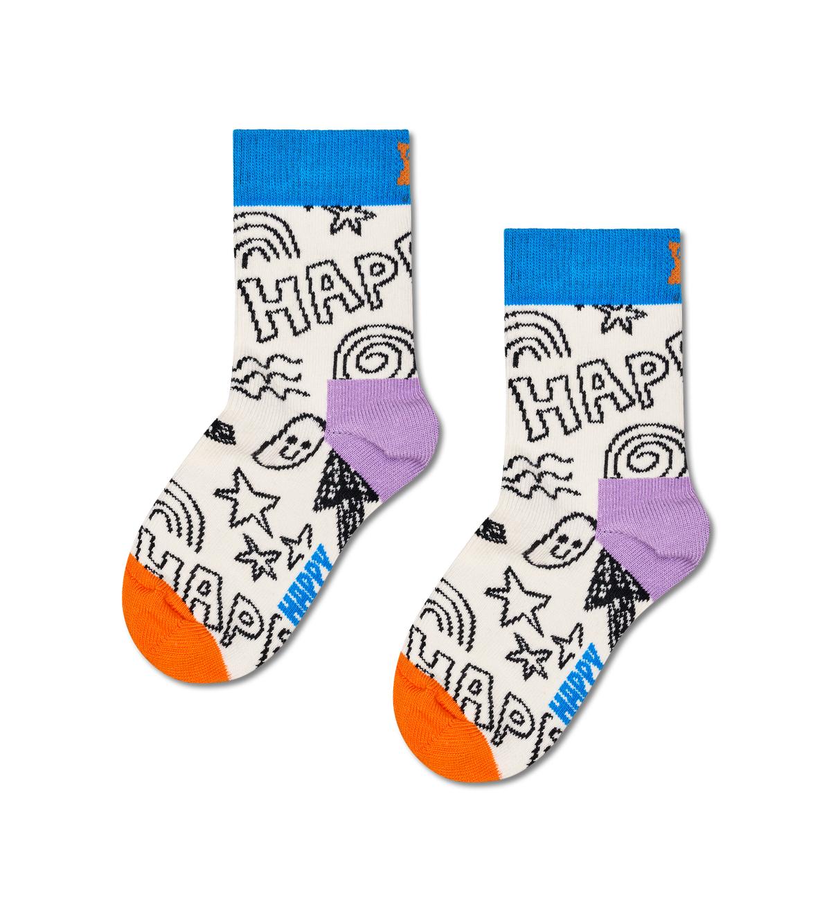 Kids 3-Pack Pencils Socks Gift Set