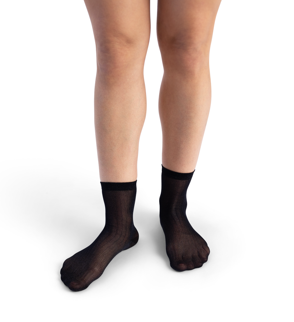 Soft Lurex Short Crew Sock