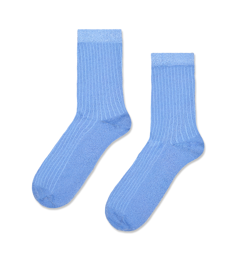 Soft Lurex Short Crew Sock