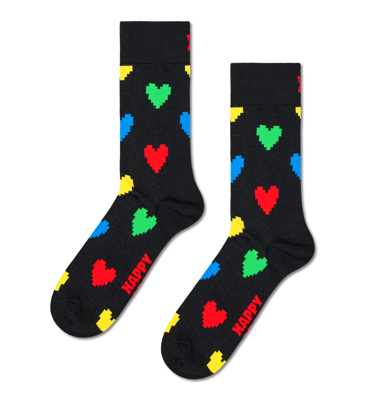 Pixel Heart Sock