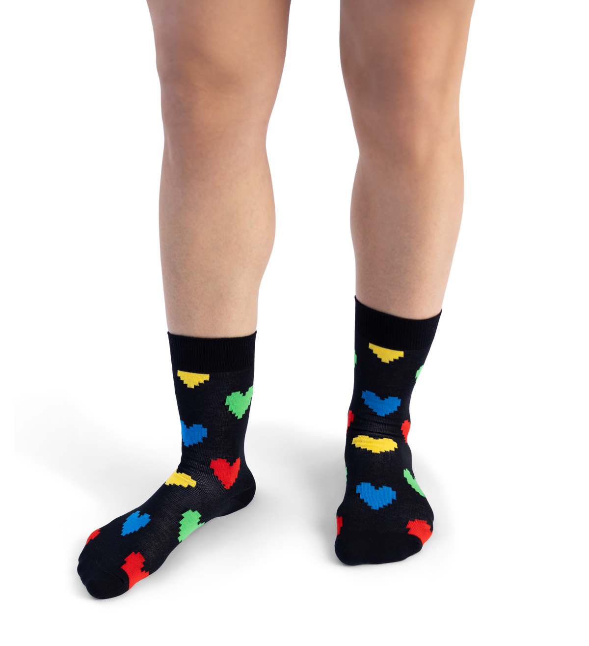 Pixel Heart Sock