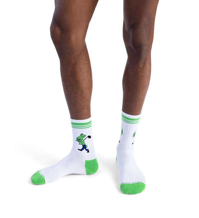 Golf Bunny Sneaker Sock