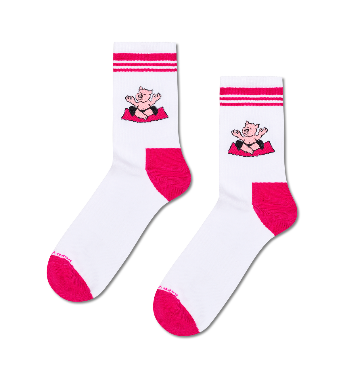 Yoga Pig Sneaker Sock