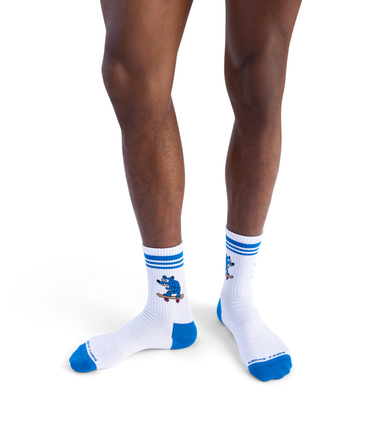 Skate Bear Sneaker Sock