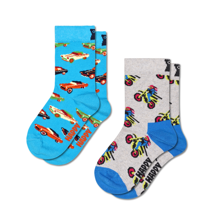 Kids 2-Pack Car Socks
