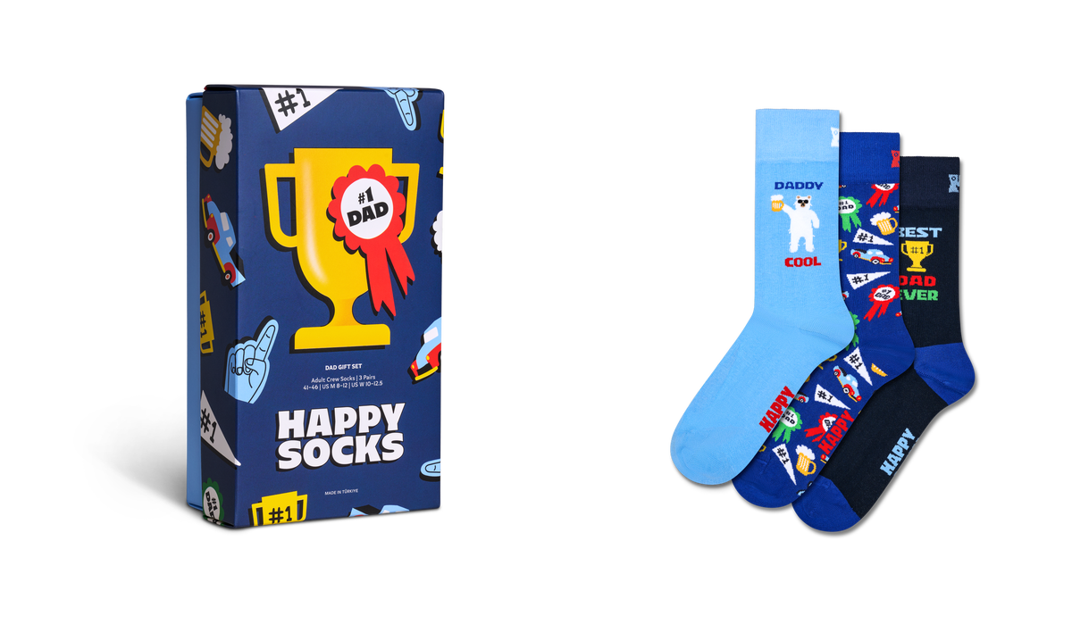 3-Pack Dad Socks Gift Set
