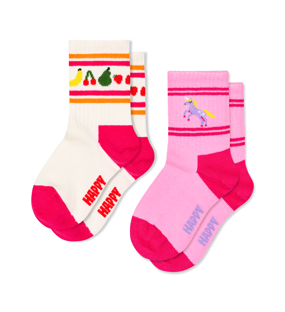 Kids 2-Pack Fruit Socks