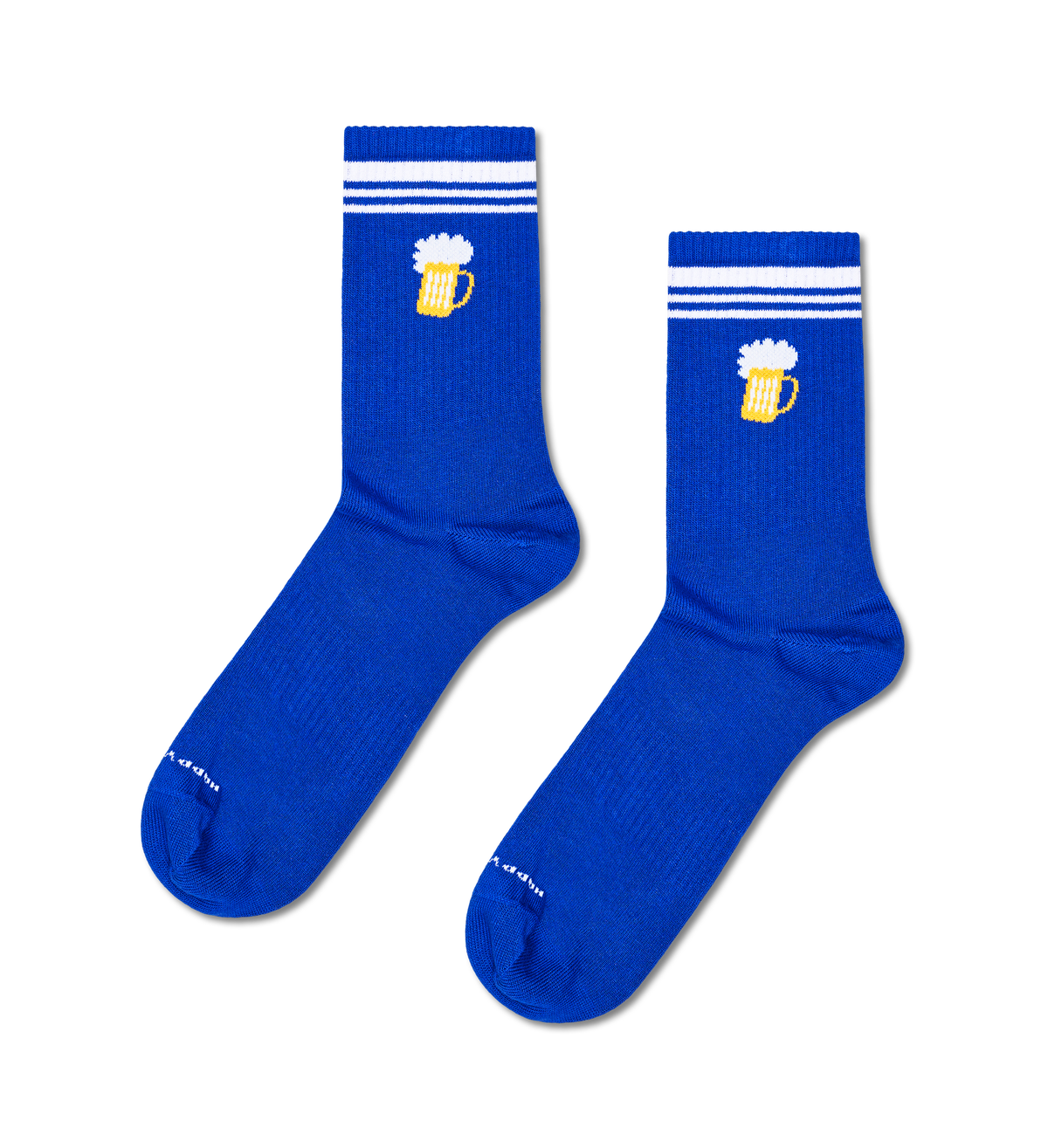 2-Pack Beer & Stripe Sneaker Socks