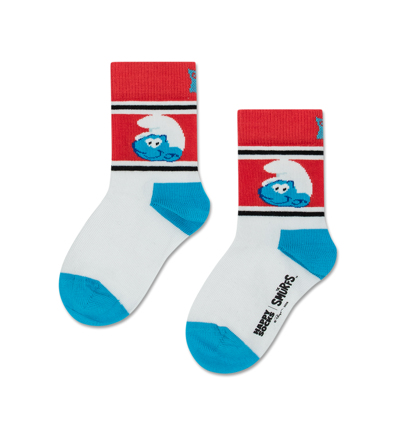 Kids The Smurfs Smiley Smurf Sock