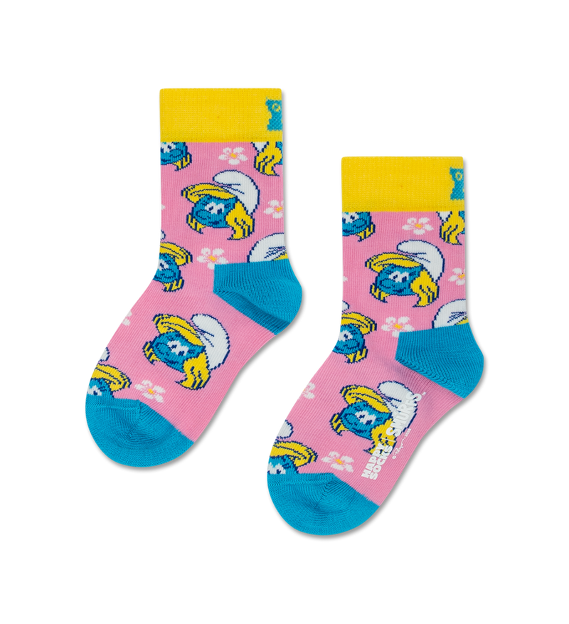 Kids The Smurfs Floral Smurfette Sock