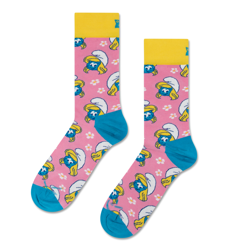 The Smurfs Floral Smurfette Sock