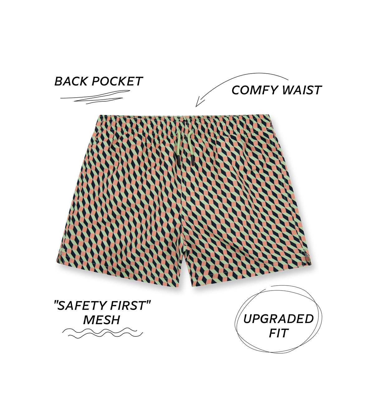 Filled Optic Swim Shorts