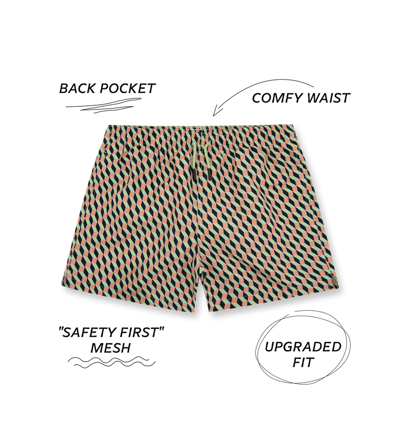 Filled Optic Swim Shorts