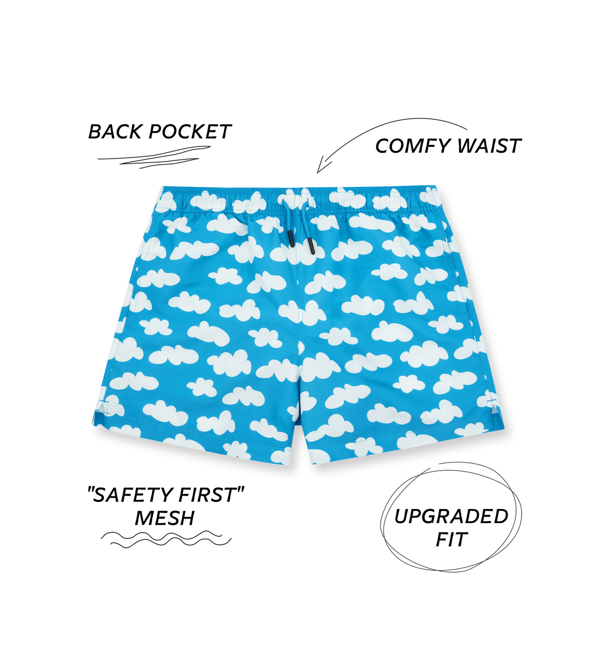 Cloudy Swim Shorts