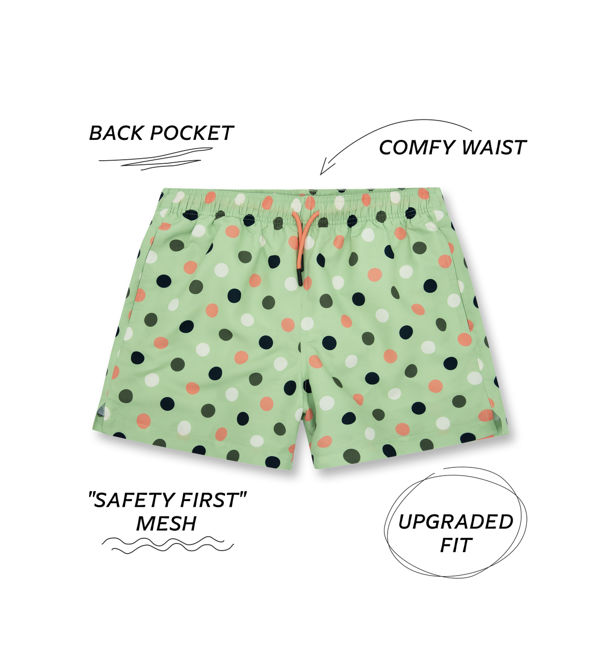 Big Dot Swim Shorts
