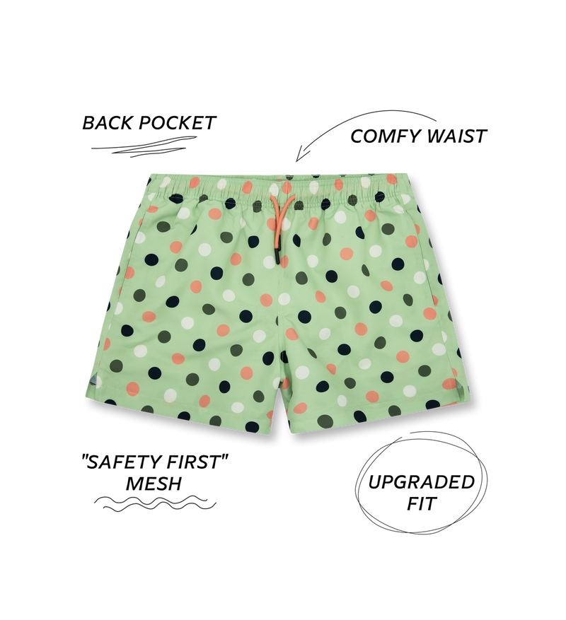 Big Dot Swim Shorts