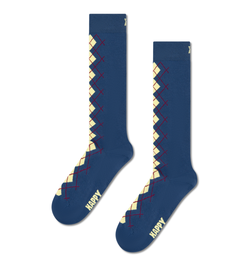 Argyle Knee High Sock