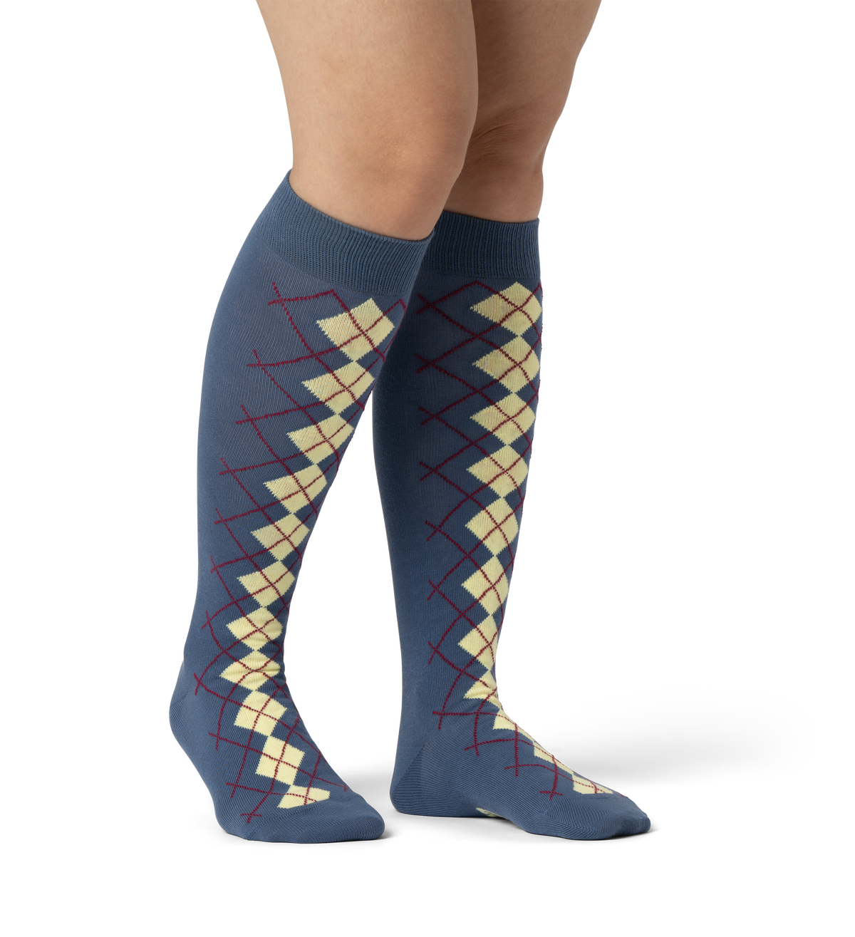 Argyle Knee High Sock