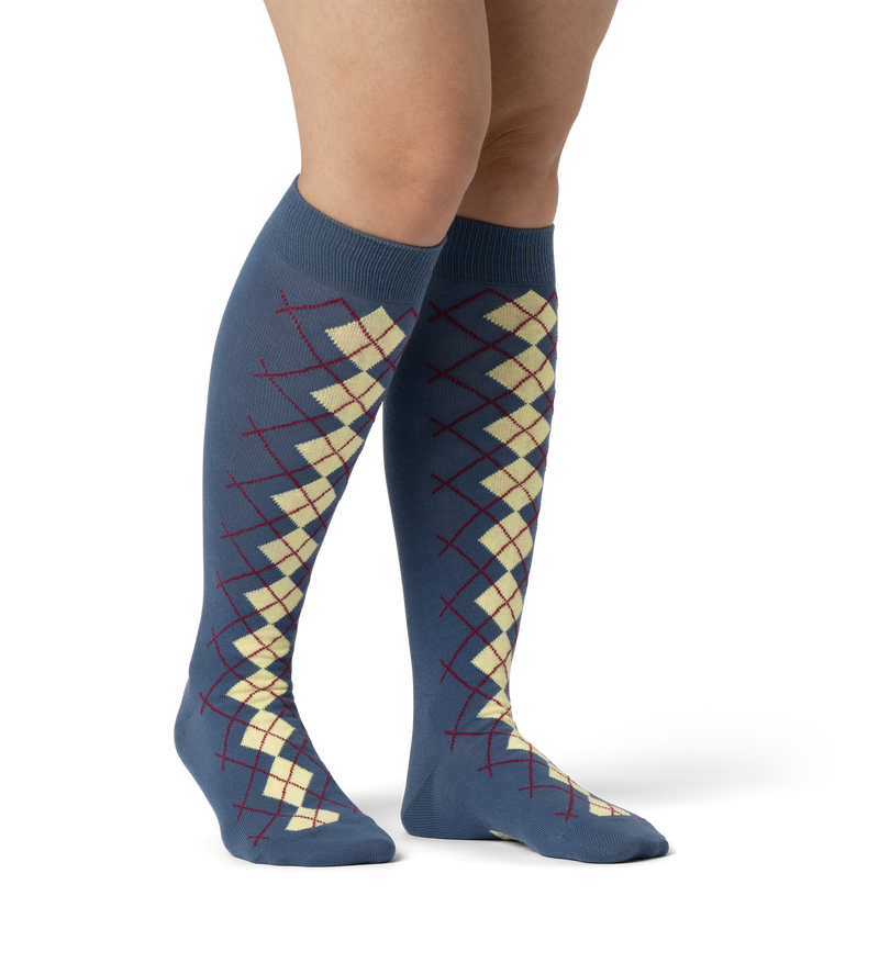 Argyle Knee High Sock
