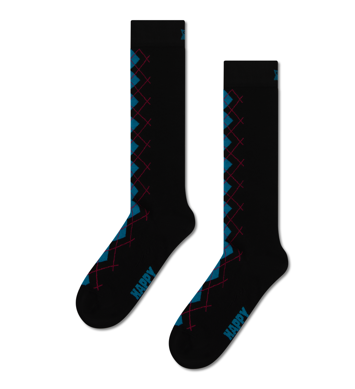Argyle Knee High Sock
