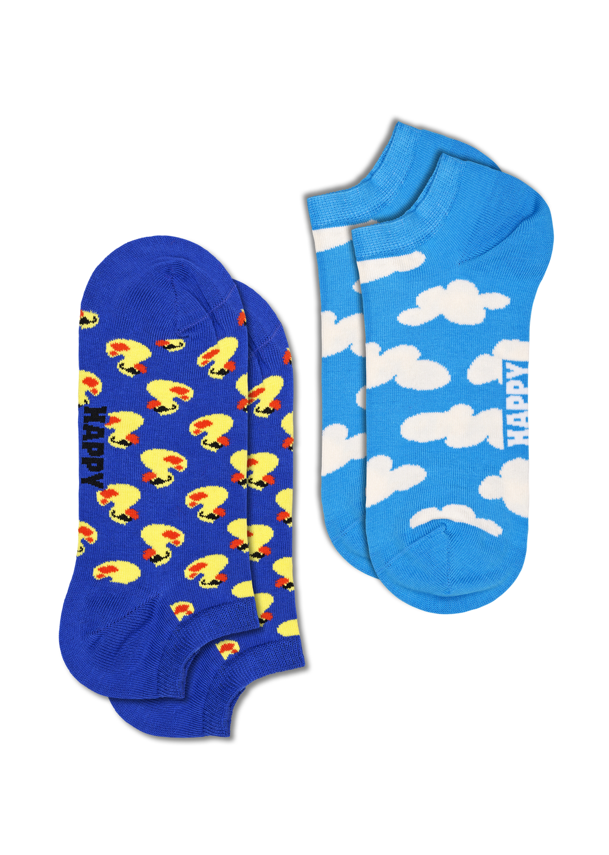 2-Pack Rubber Duck Low Socks