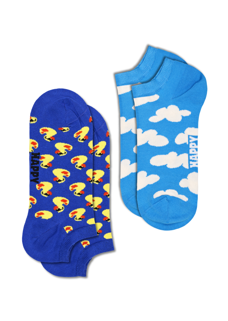 2-Pack Rubber Duck Low Socks