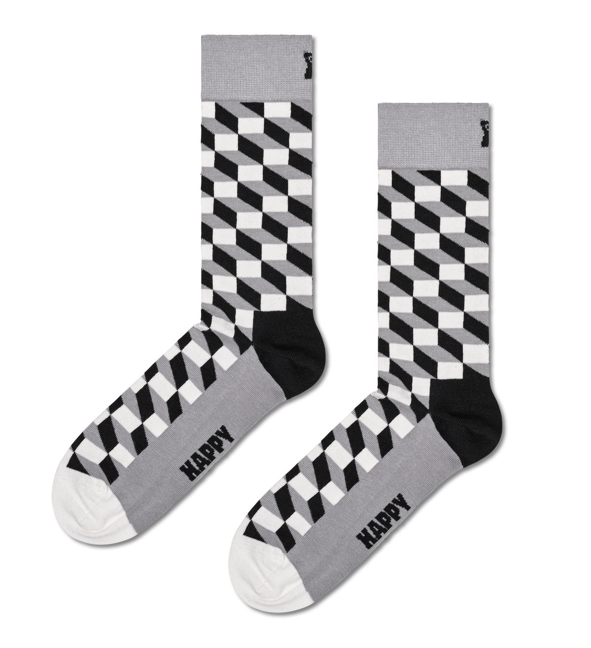 4-Pack Classic Black & White Socks Gift Set