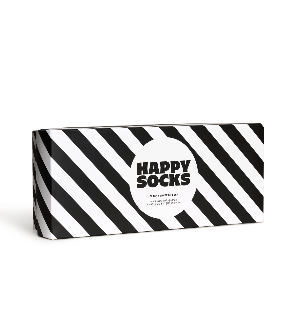 4-Pack Classic Black & White Socks Gift Set
