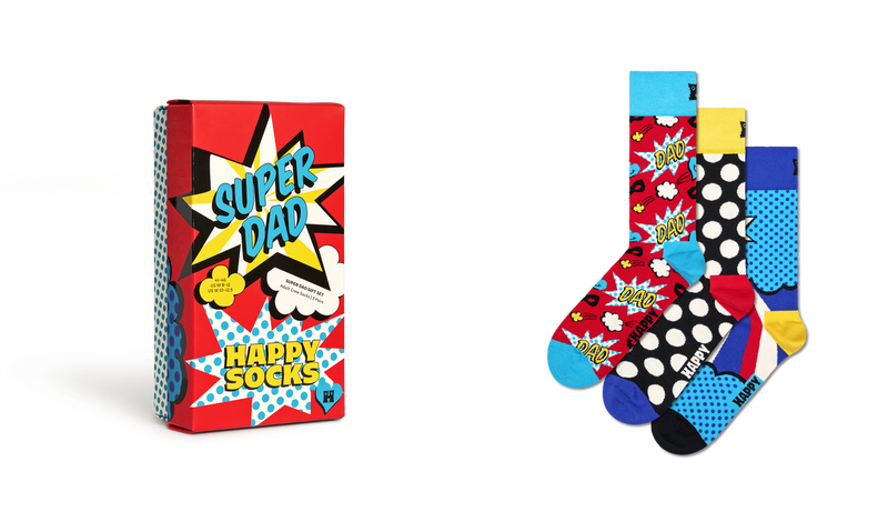 3-Pack Super Dad Socks Gift Set