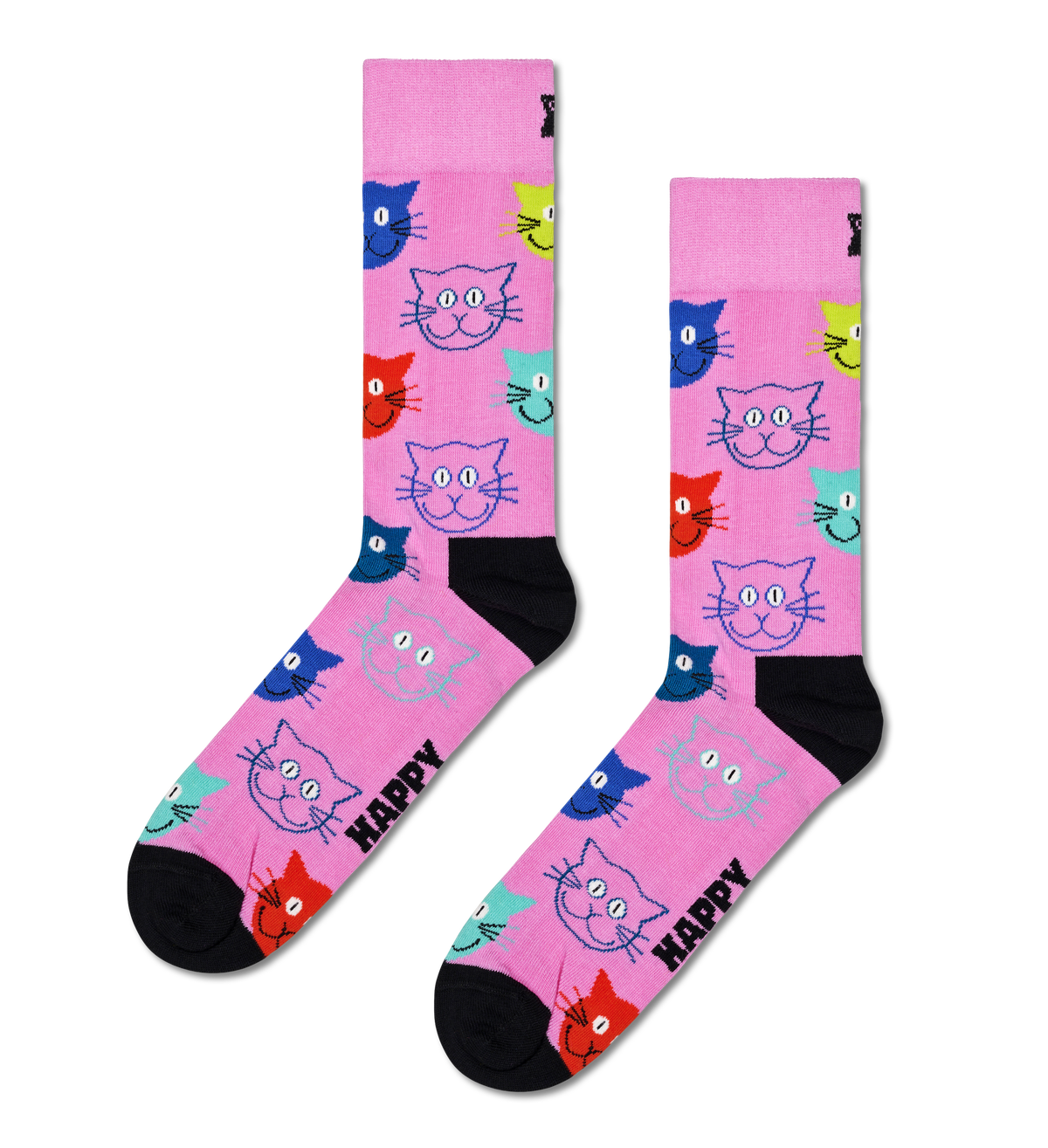 3-Pack Mixed Cat Socks Gift Set