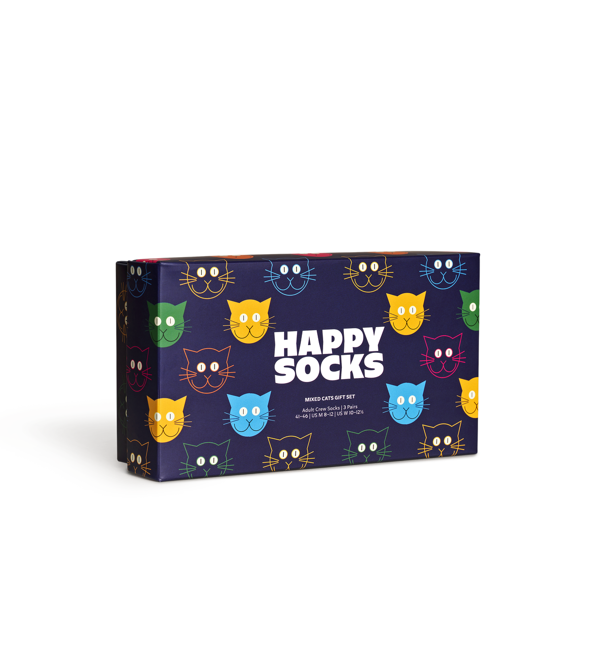 3-Pack Mixed Cat Socks Gift Set