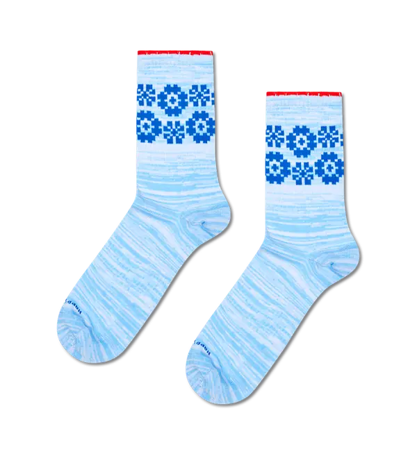 Flower Border Sneaker Sock
