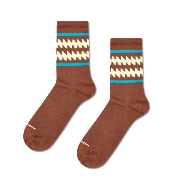 Zic Zac Stripe Sneaker Sock