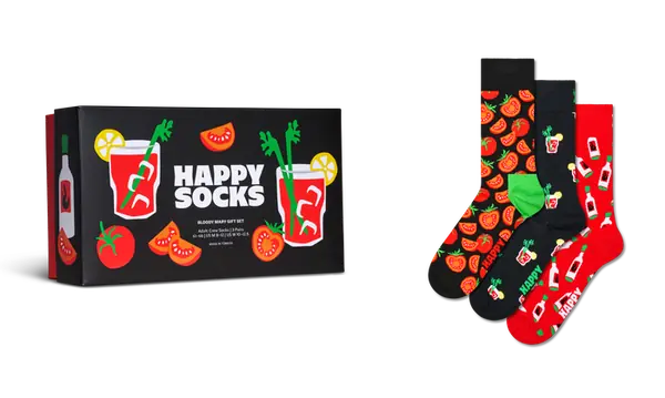 3-Pack Bloody Mary Socks Gift Set