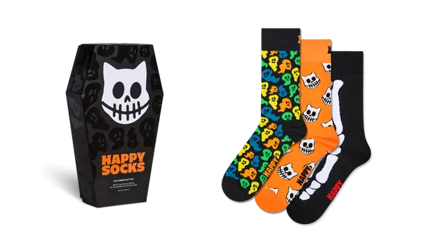 3-Pack Halloween Socks Gift Set