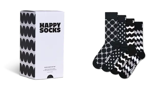 4-Pack Graphic Socks Gift Set