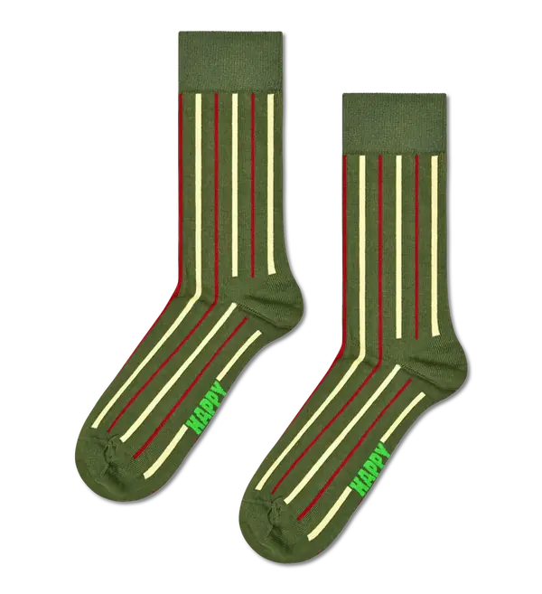 Vertical Stripe Sock